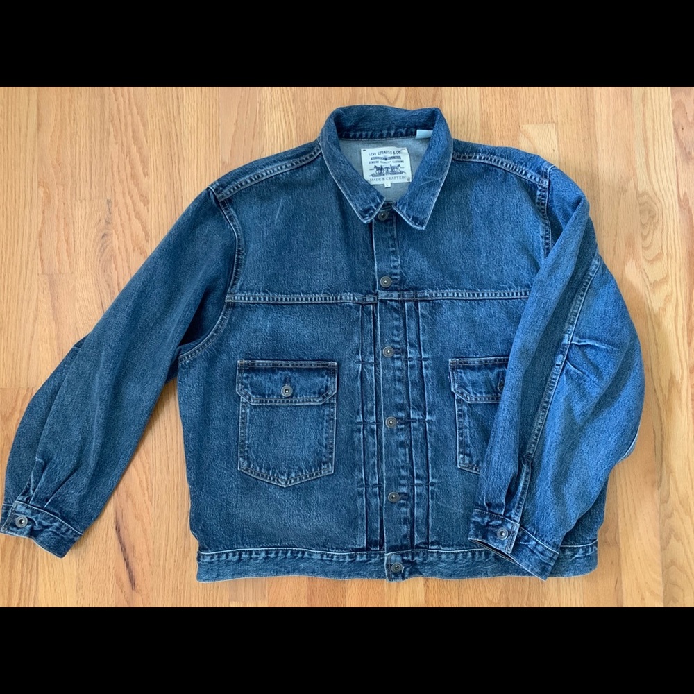 Levi’s Made and Crafter Loveletter Trucker Women’s sz L